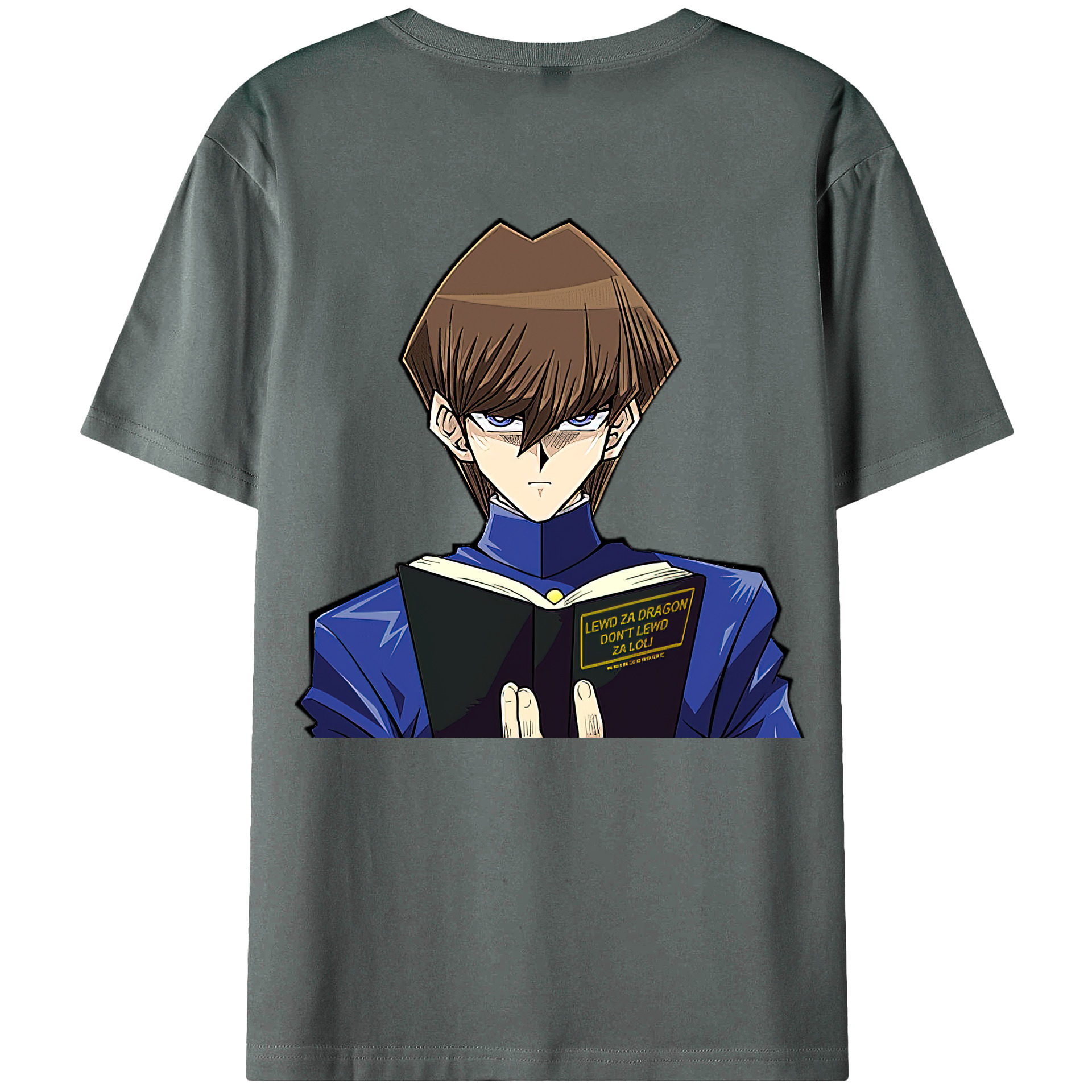 （画像用） 遊☆戯☆王 Yu-Gi-Oh! 綿100％ メンズ半袖Tシャツ（バックプリント） 通気性